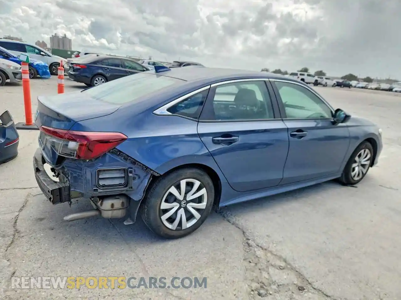 3 Photograph of a damaged car 2HGFE2F29SH528409 HONDA CIVIC 2025