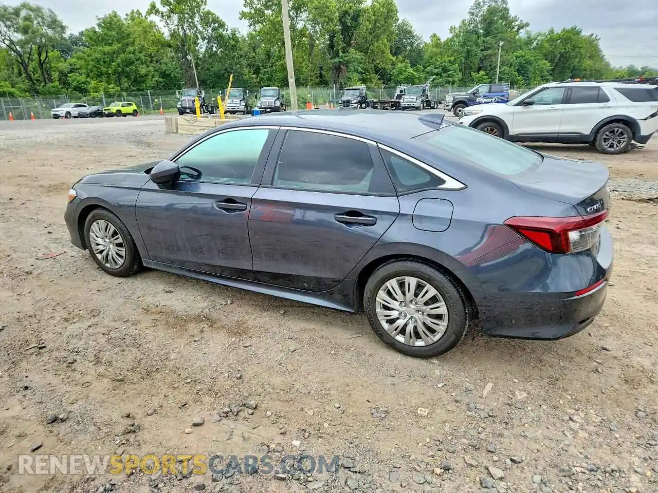 2 fotografías del automóvil dañado 2HGFE2F2XSH540858 HONDA CIVIC 2025