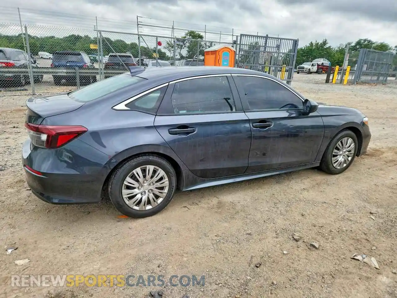 3 fotografías del automóvil dañado 2HGFE2F2XSH540858 HONDA CIVIC 2025