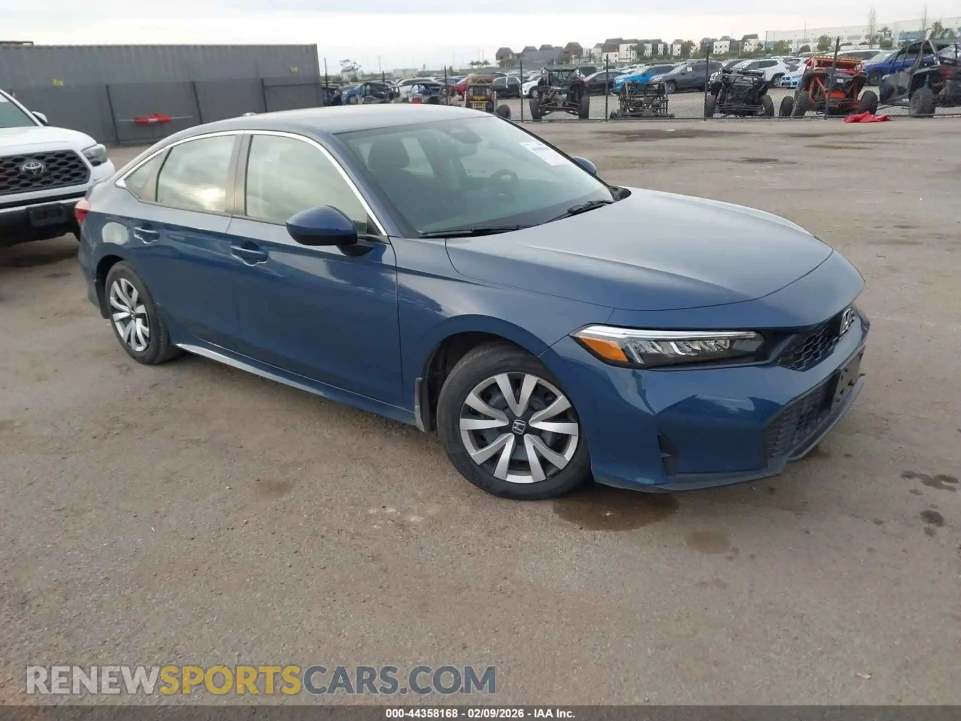 1 Photograph of a damaged car 2HGFE2F2XSH549088 HONDA CIVIC 2025