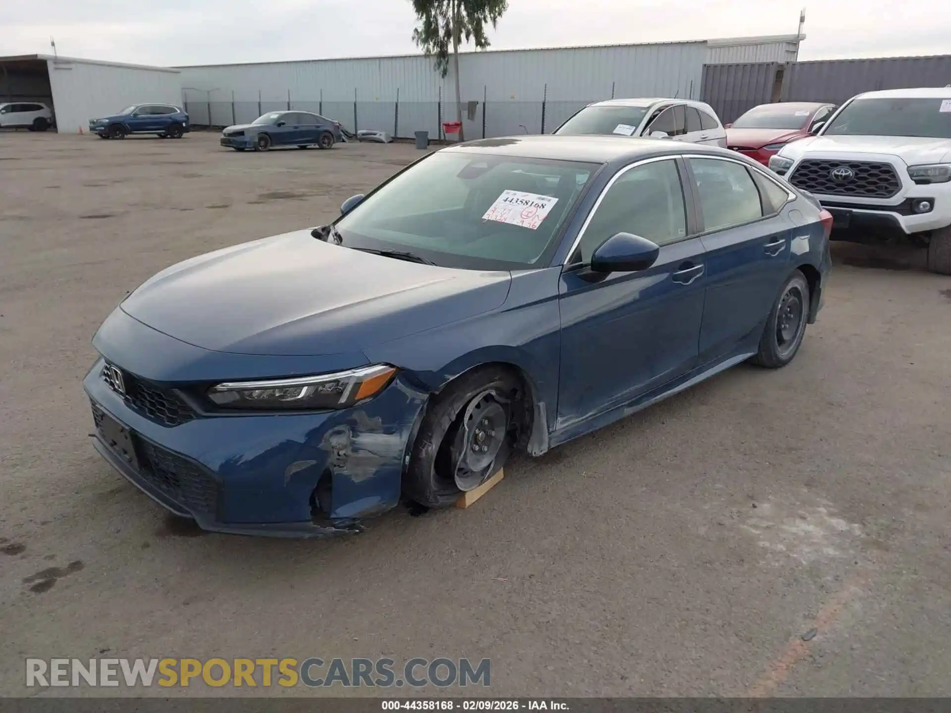 2 Photograph of a damaged car 2HGFE2F2XSH549088 HONDA CIVIC 2025