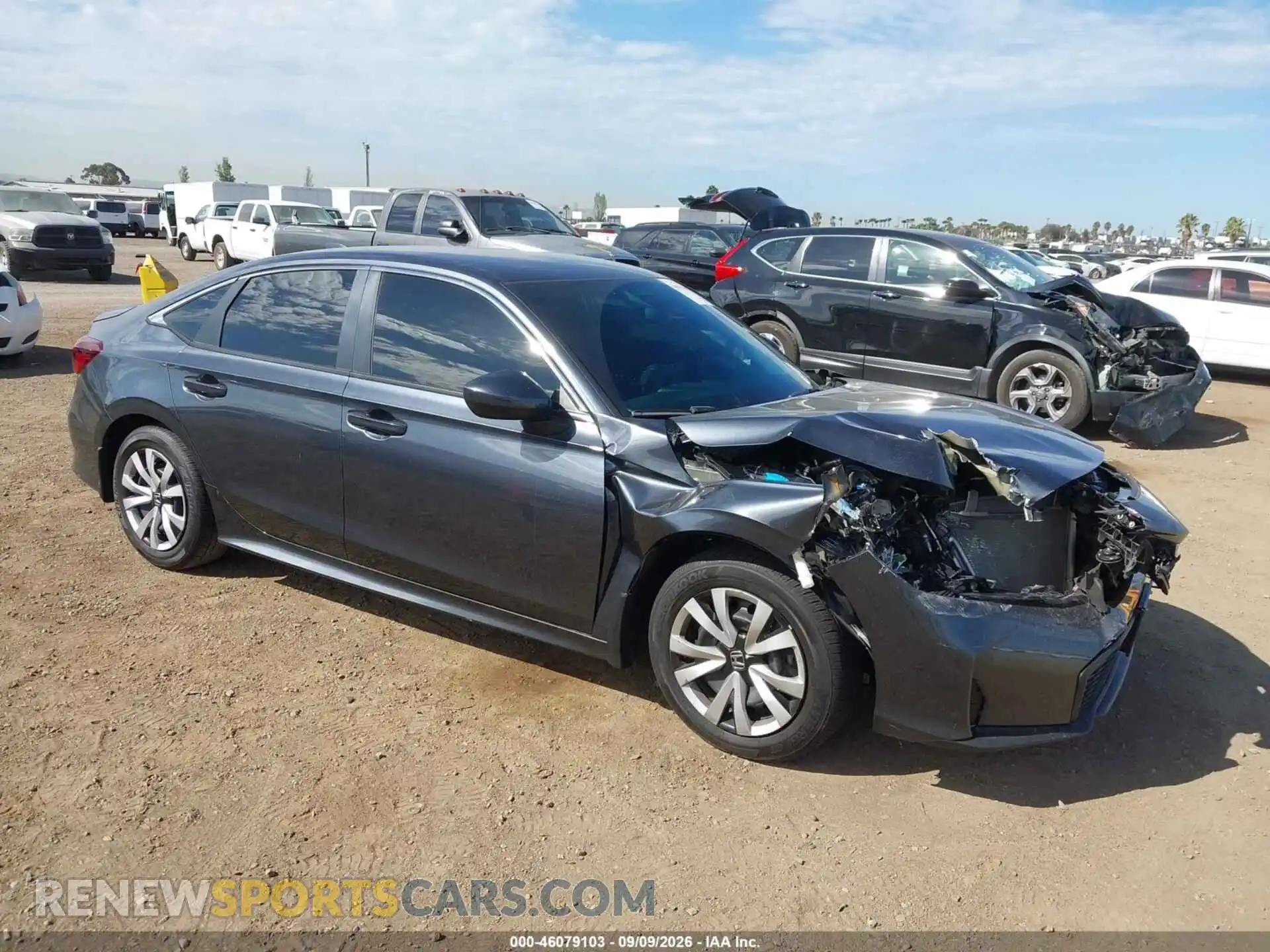 1 Photograph of a damaged car 2HGFE2F2XSH582026 HONDA CIVIC 2025
