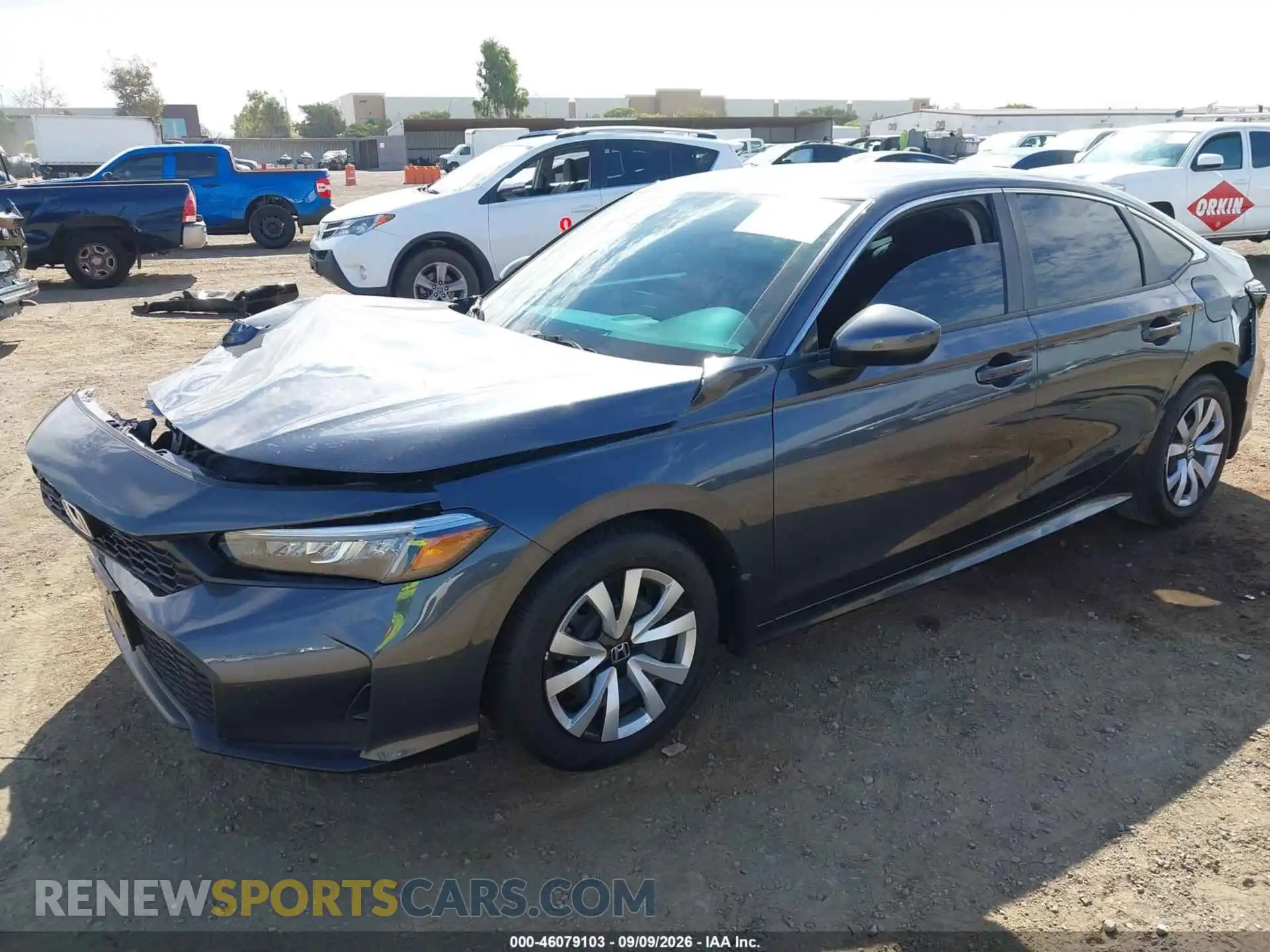 2 Photograph of a damaged car 2HGFE2F2XSH582026 HONDA CIVIC 2025