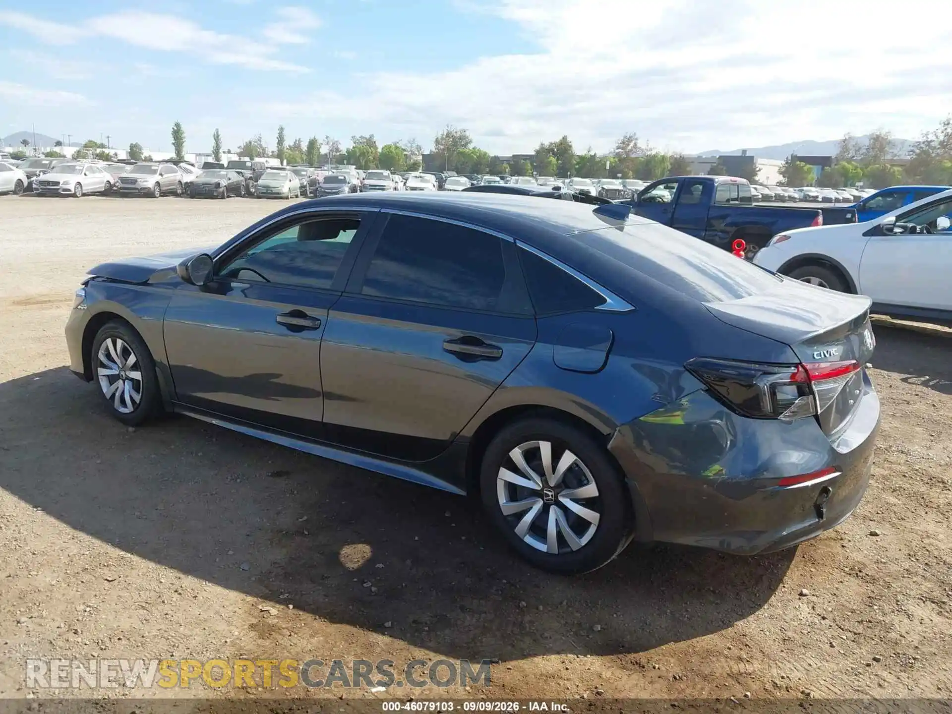 3 Photograph of a damaged car 2HGFE2F2XSH582026 HONDA CIVIC 2025