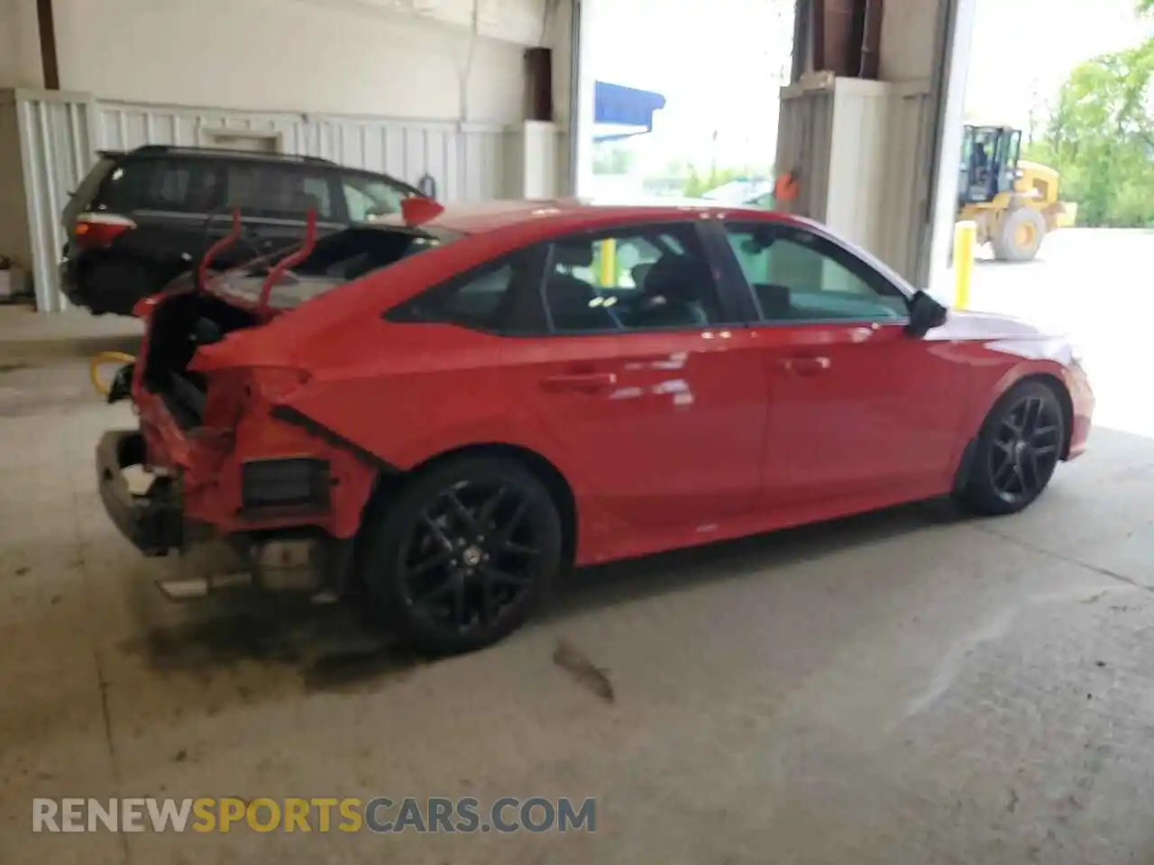 3 Photograph of a damaged car 2HGFE2F50SH502940 HONDA CIVIC 2025