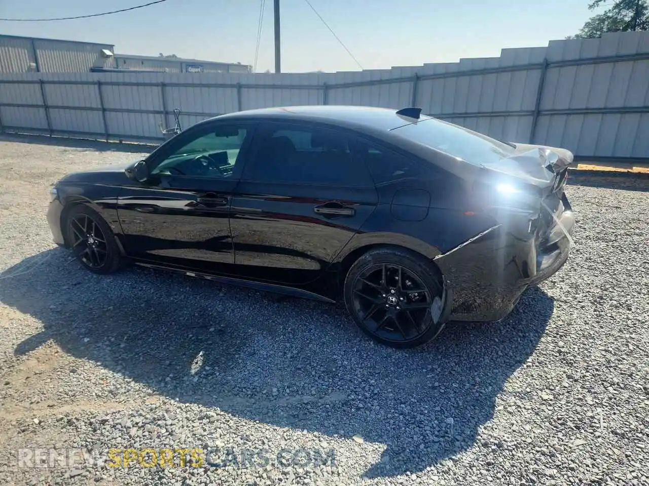 2 fotografías del automóvil dañado 2HGFE2F50SH552477 HONDA CIVIC 2025
