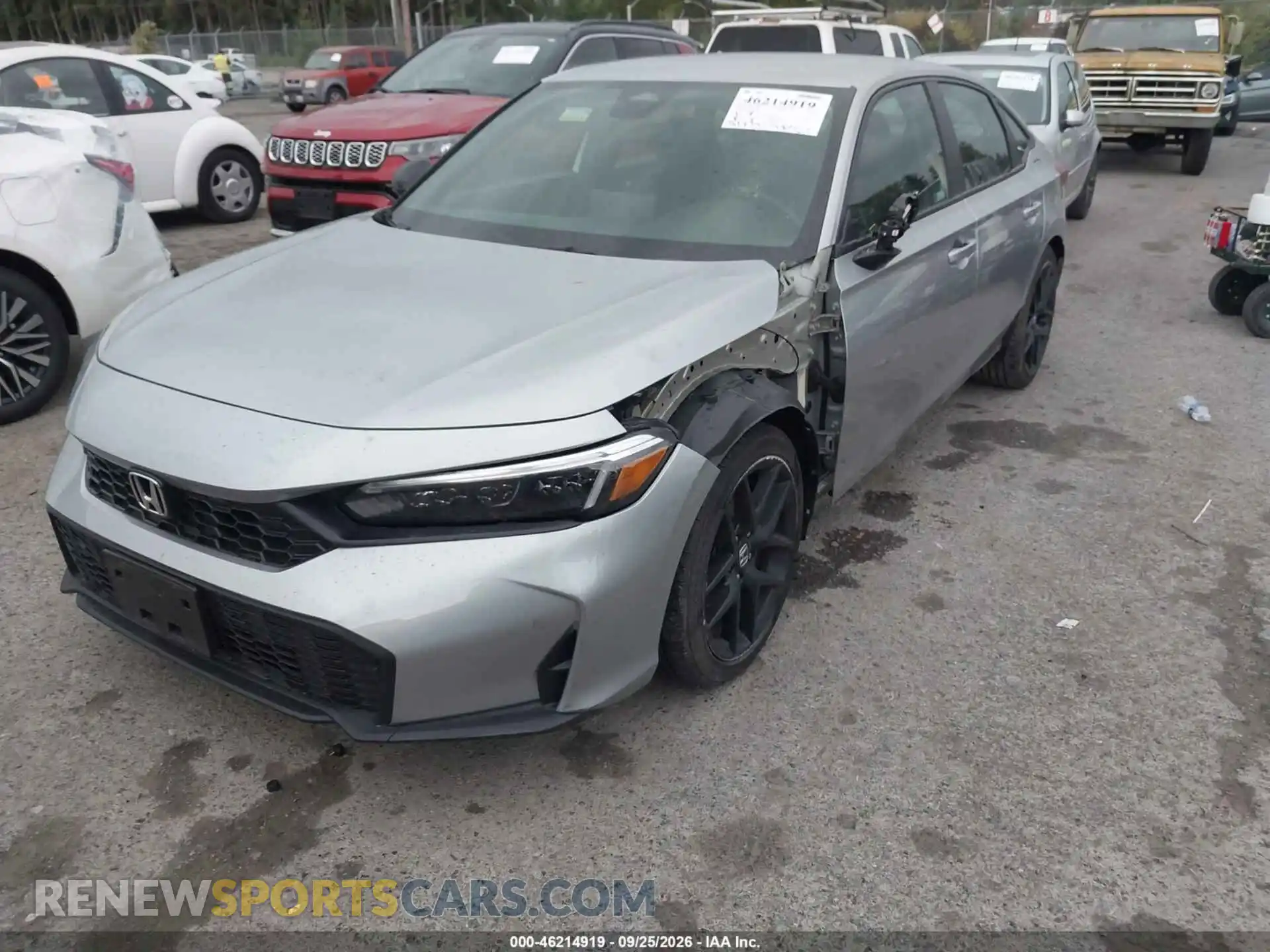 2 Photograph of a damaged car 2HGFE2F50SH601757 HONDA CIVIC 2025