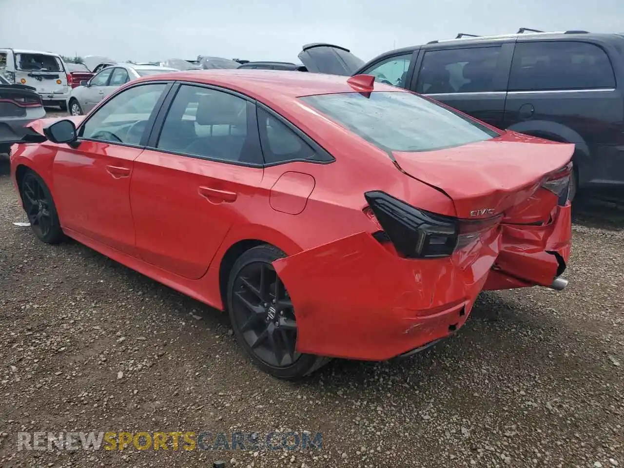2 Photograph of a damaged car 2HGFE2F51SH511176 HONDA CIVIC 2025