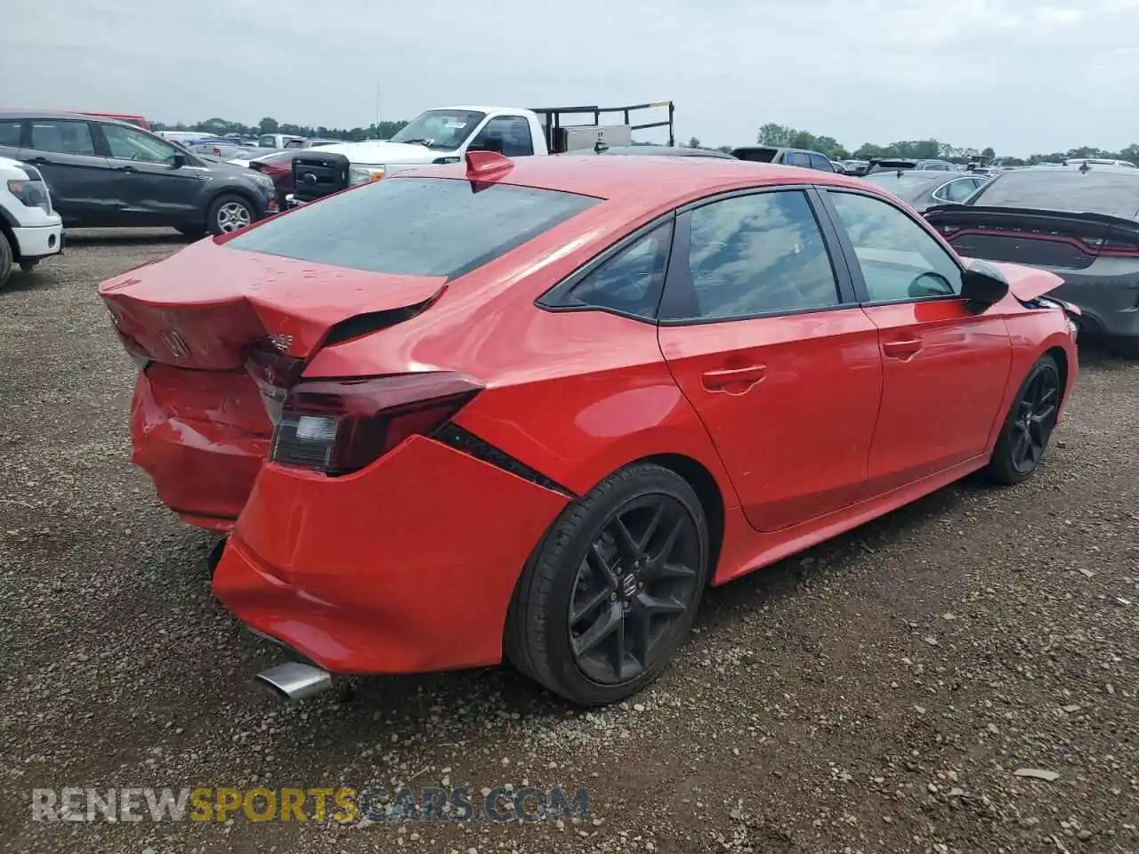 3 Photograph of a damaged car 2HGFE2F51SH511176 HONDA CIVIC 2025
