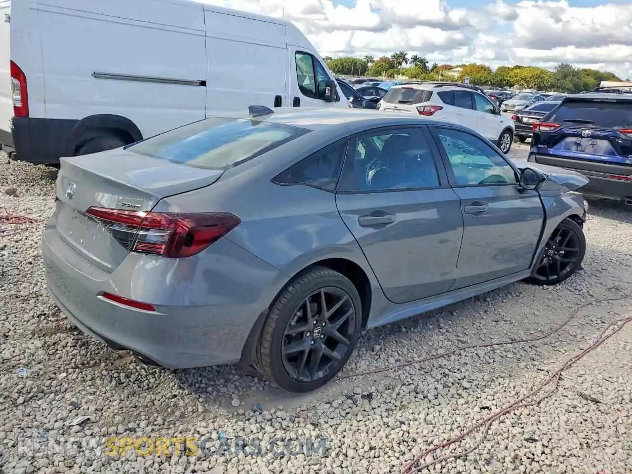 3 Photograph of a damaged car 2HGFE2F51SH567103 HONDA CIVIC 2025