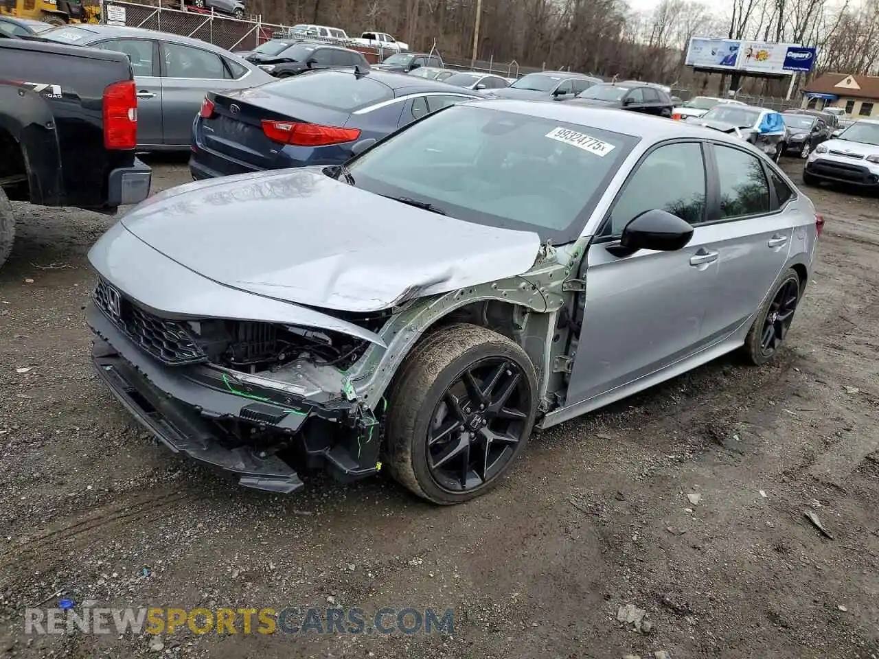 1 Photograph of a damaged car 2HGFE2F51SH578375 HONDA CIVIC 2025