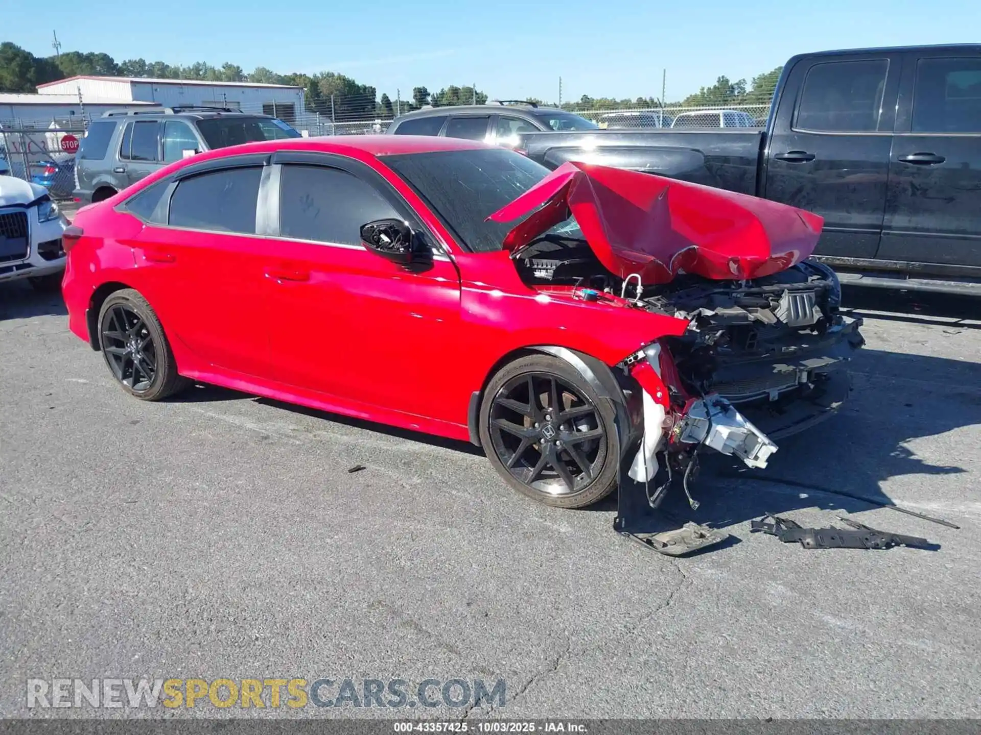 1 Photograph of a damaged car 2HGFE2F52SH507587 HONDA CIVIC 2025