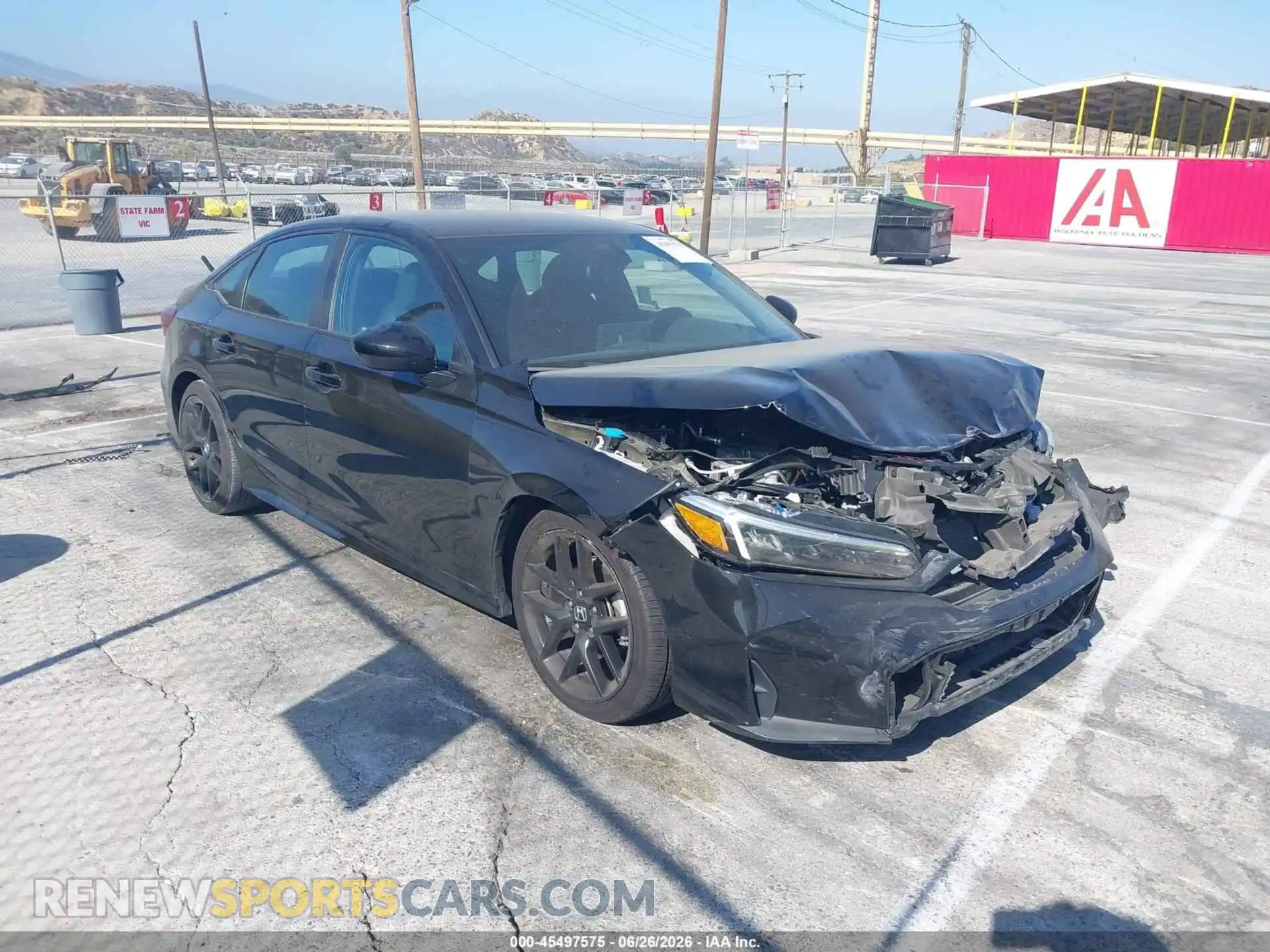 1 Photograph of a damaged car 2HGFE2F52SH509503 HONDA CIVIC 2025