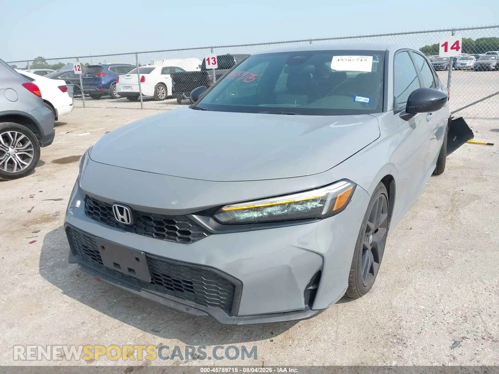 2 Photograph of a damaged car 2HGFE2F52SH517035 HONDA CIVIC 2025