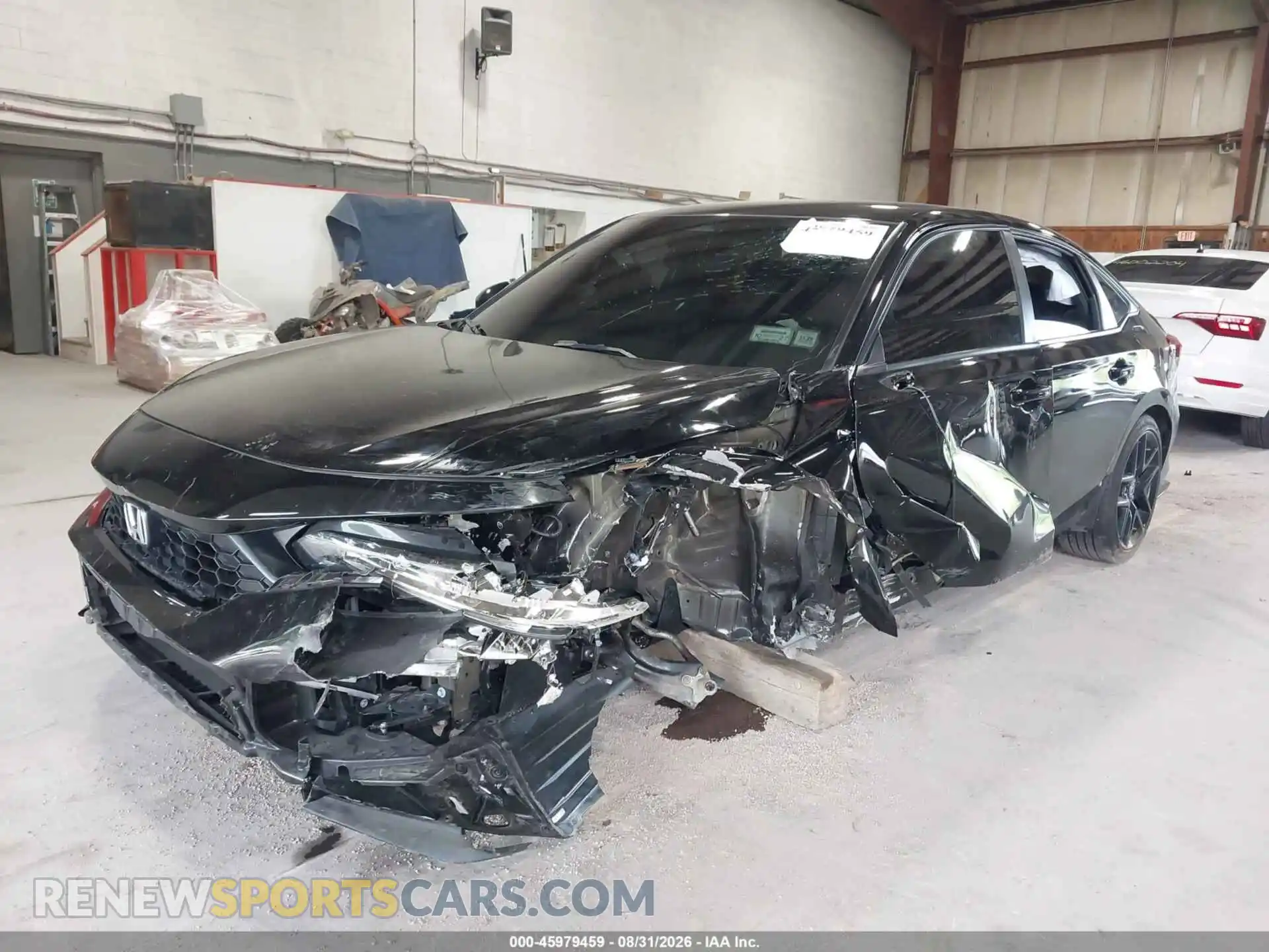 2 fotografías del automóvil dañado 2HGFE2F52SH538919 HONDA CIVIC 2025