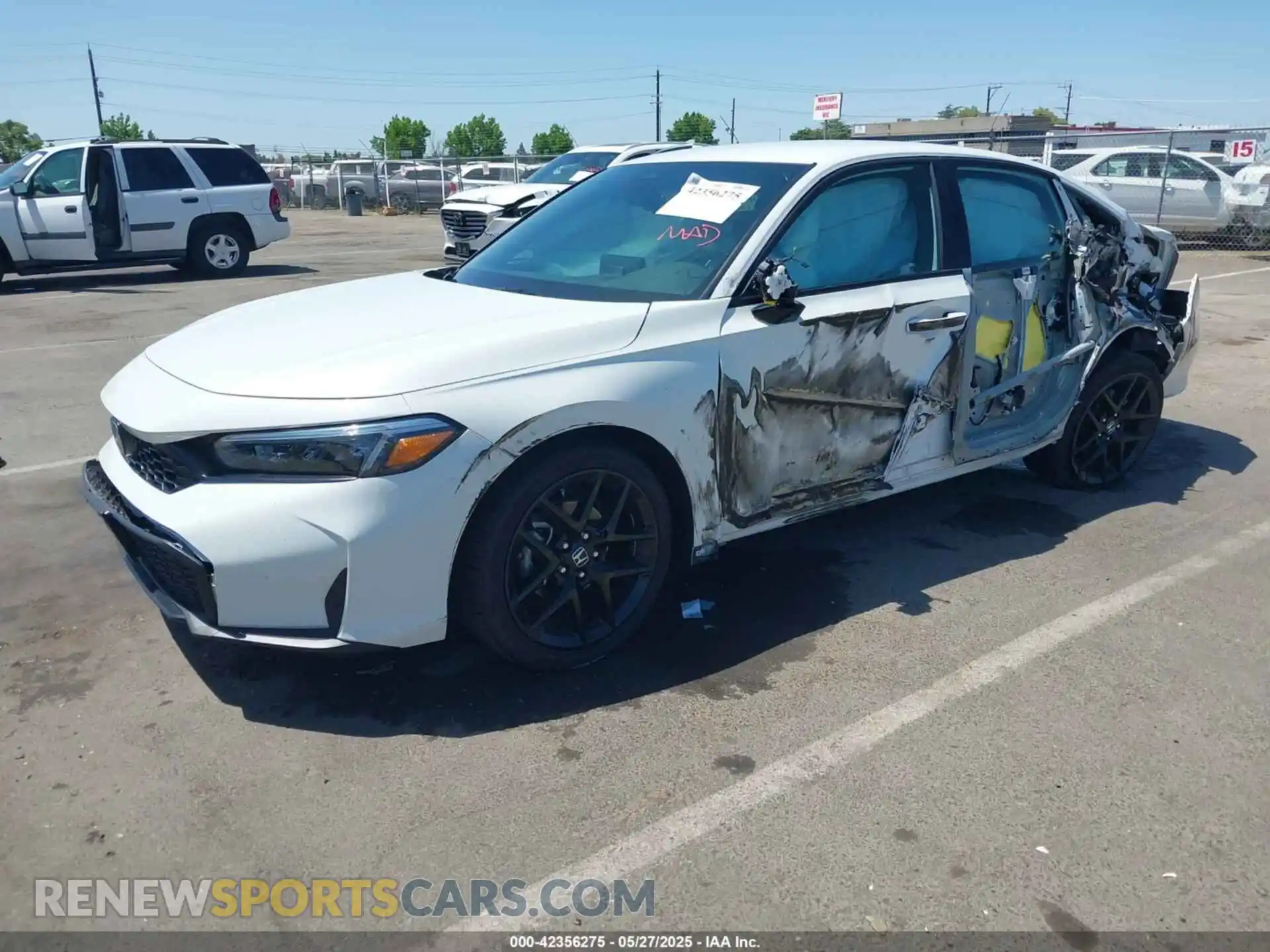 2 Photograph of a damaged car 2HGFE2F52SH545174 HONDA CIVIC 2025