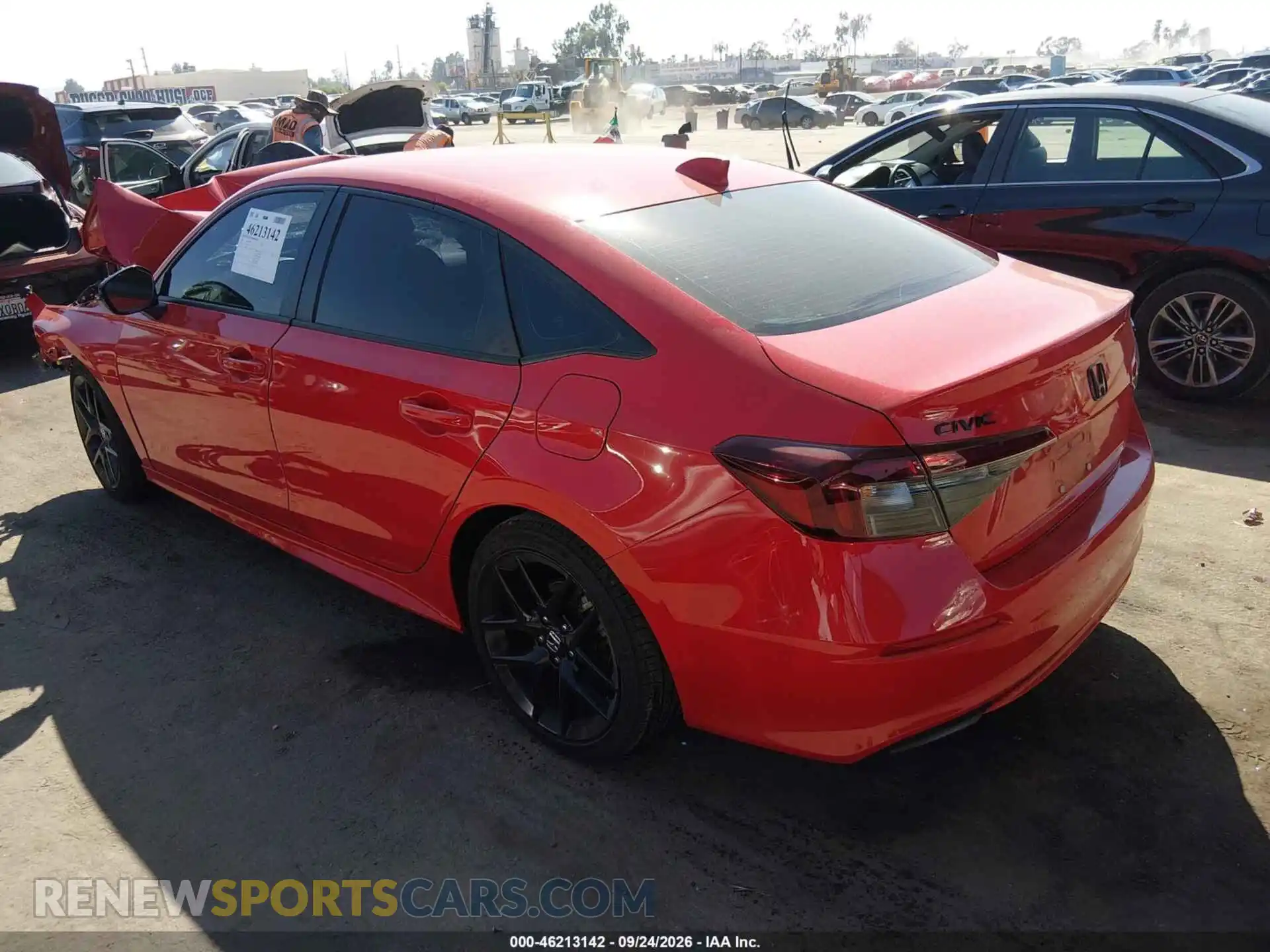 3 fotografías del automóvil dañado 2HGFE2F52SH557731 HONDA CIVIC 2025