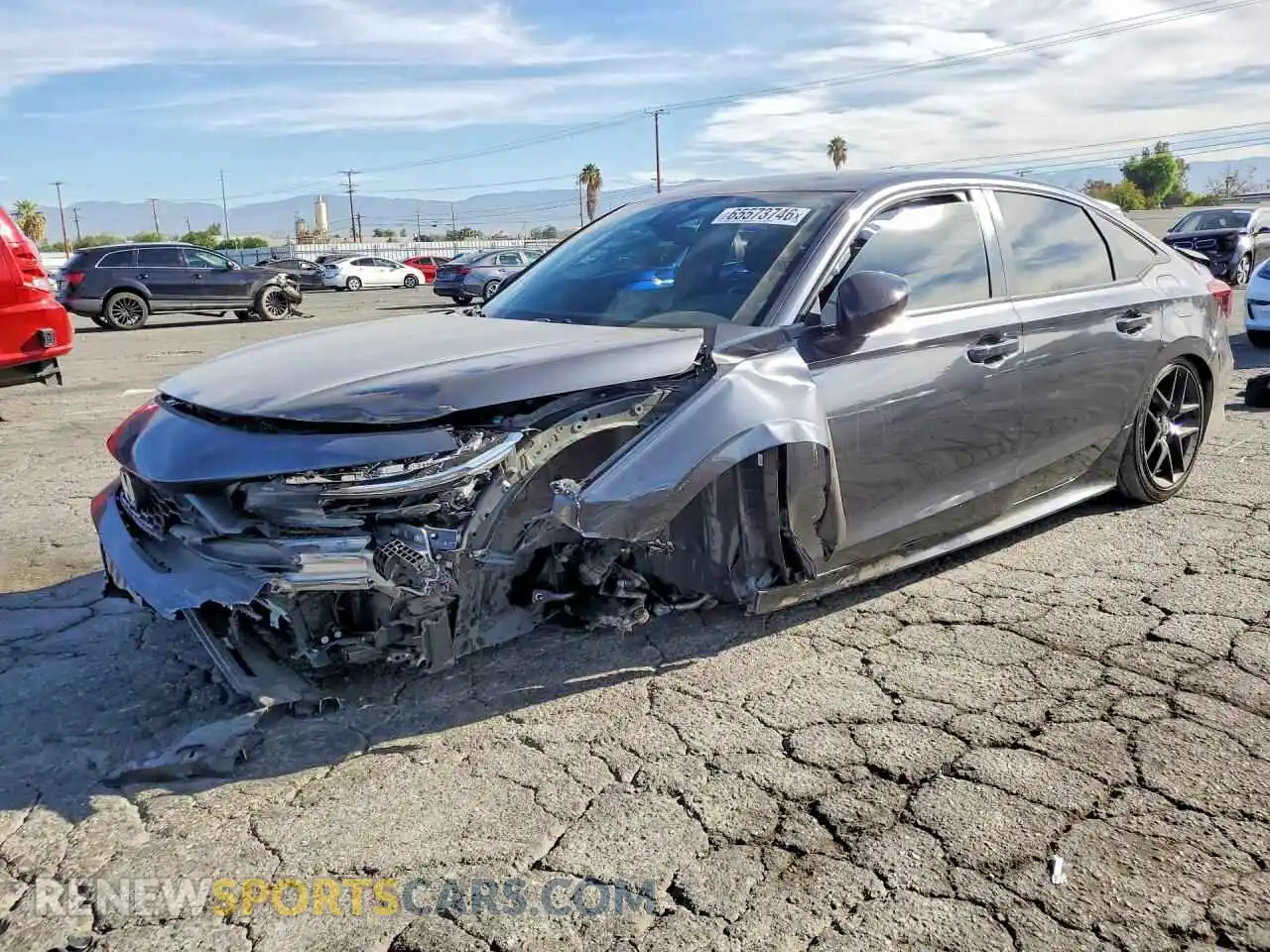 1 Photograph of a damaged car 2HGFE2F52SH560743 HONDA CIVIC 2025