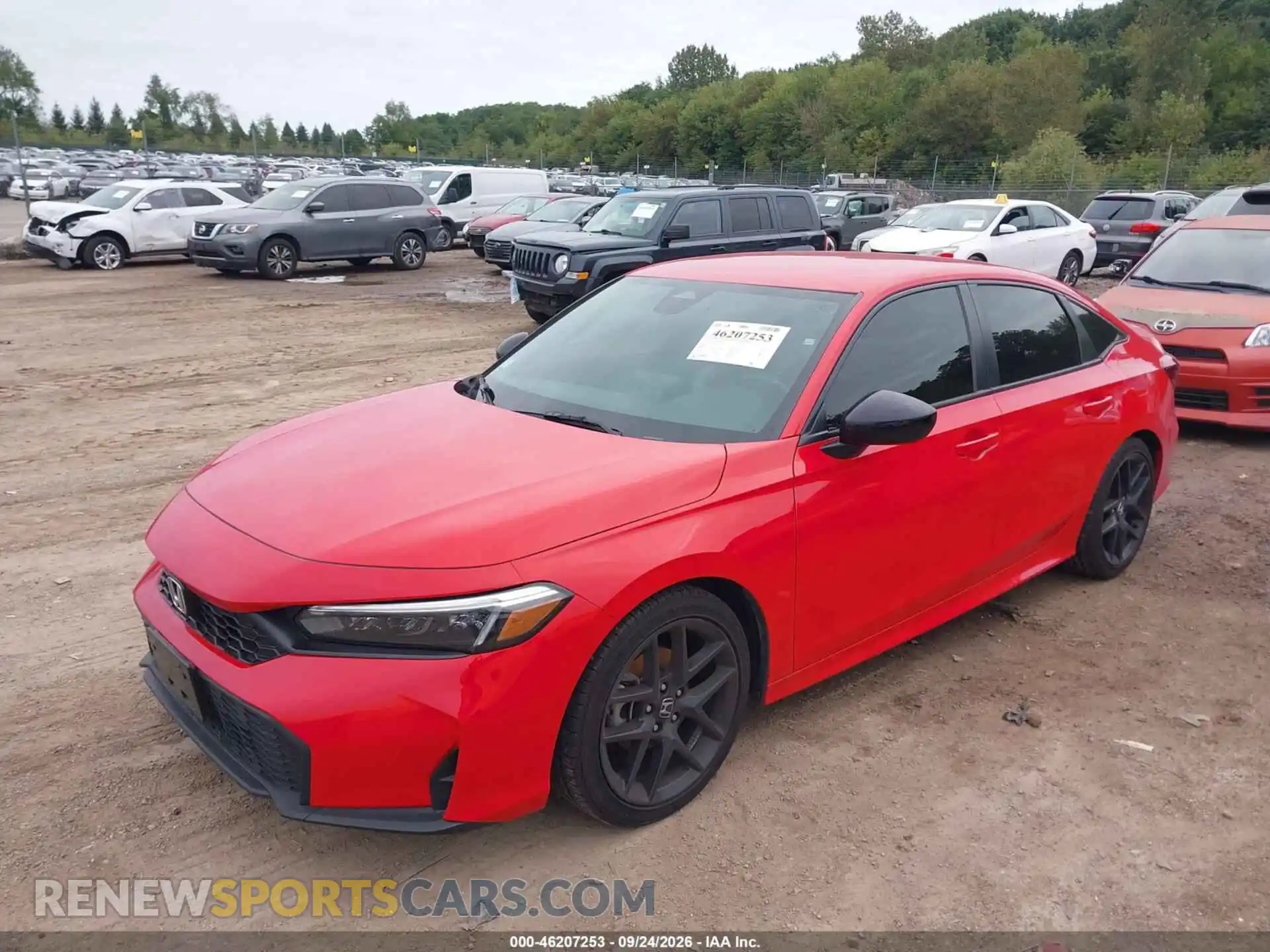 2 Photograph of a damaged car 2HGFE2F52SH573847 HONDA CIVIC 2025