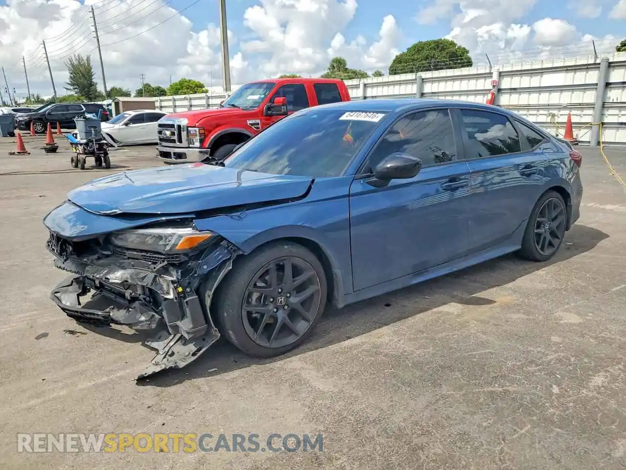 1 Photograph of a damaged car 2HGFE2F52SH579616 HONDA CIVIC 2025