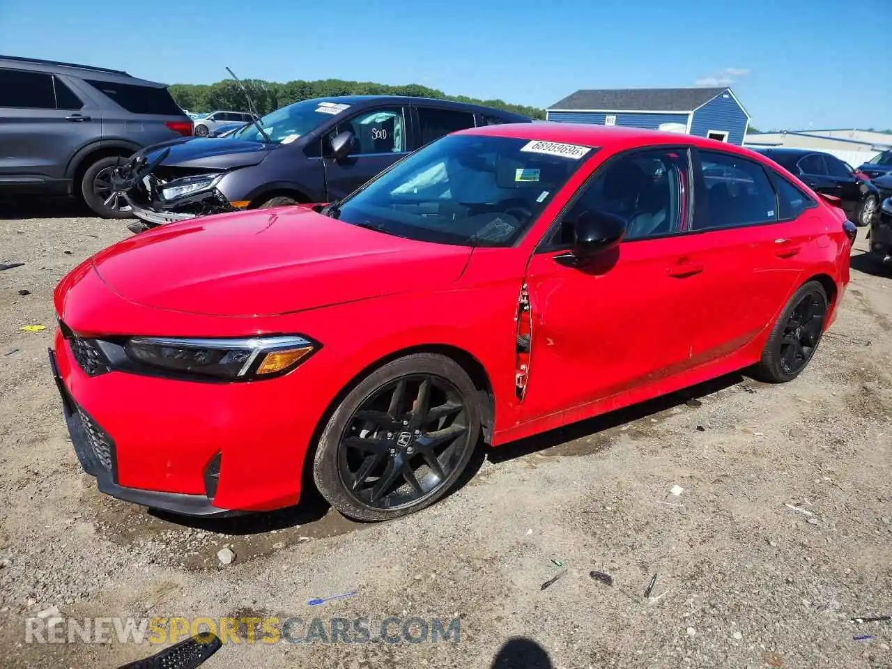 1 Photograph of a damaged car 2HGFE2F52SH591765 HONDA CIVIC 2025
