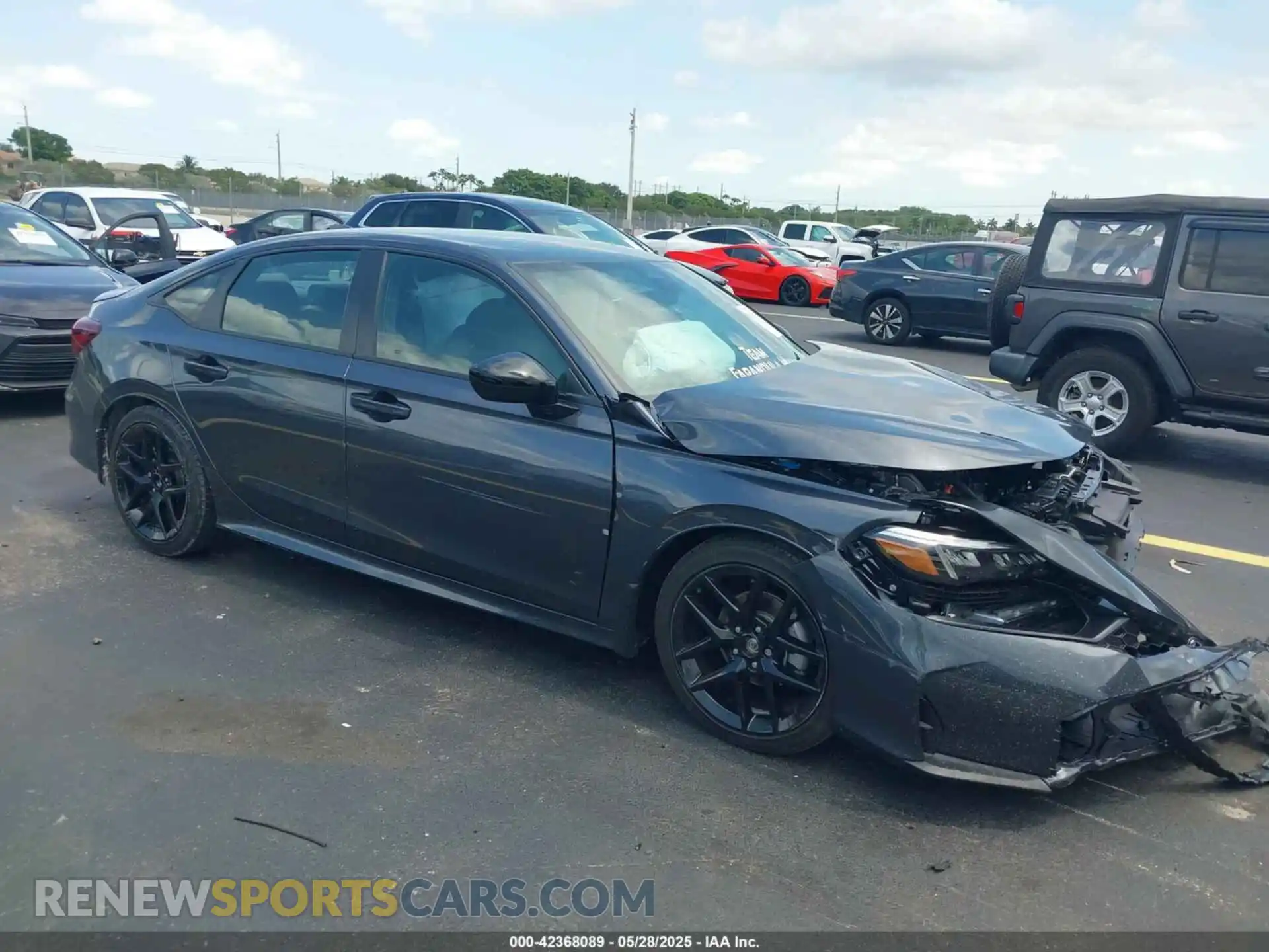 1 Photograph of a damaged car 2HGFE2F52SH592737 HONDA CIVIC 2025