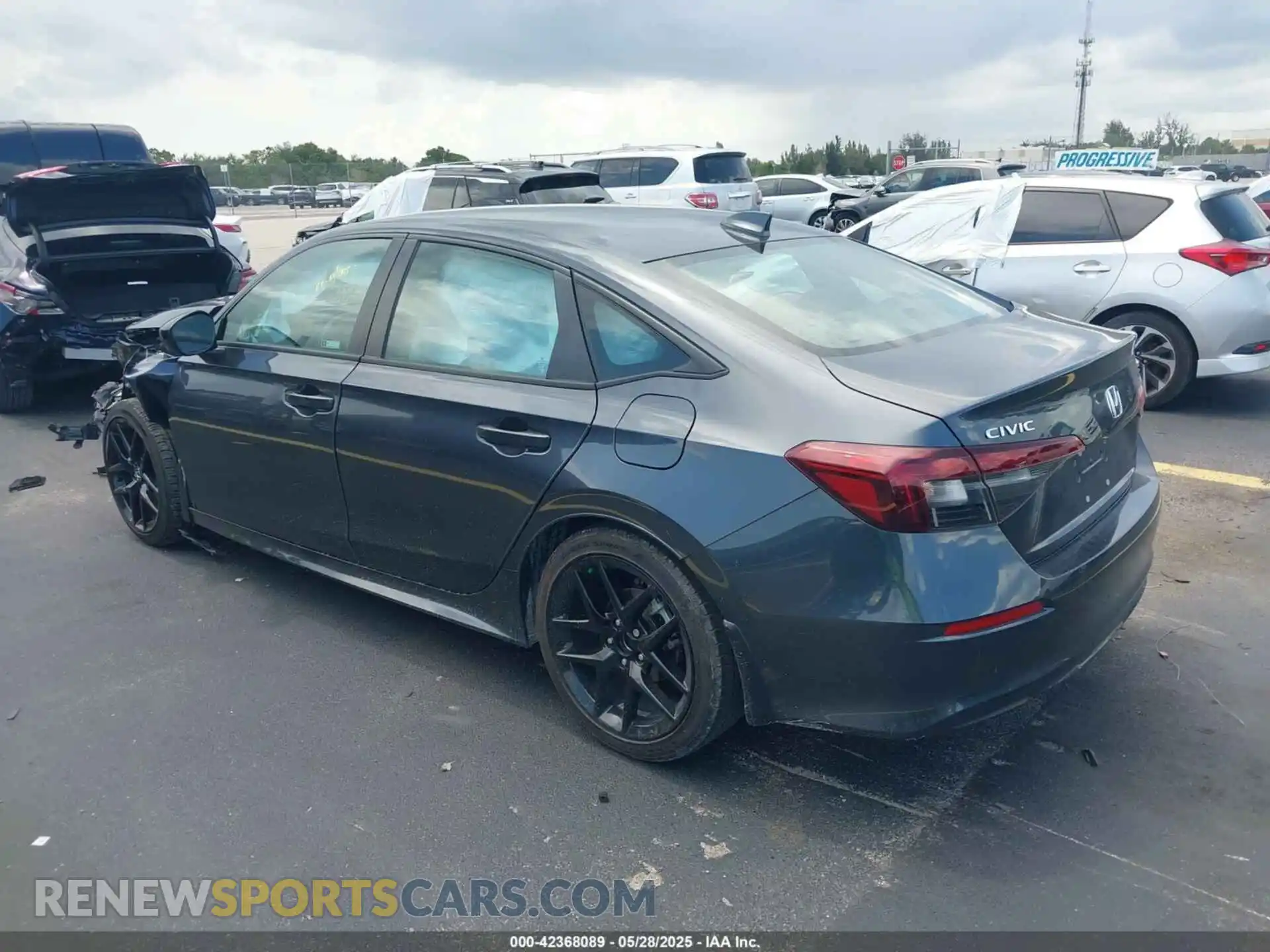 3 Photograph of a damaged car 2HGFE2F52SH592737 HONDA CIVIC 2025