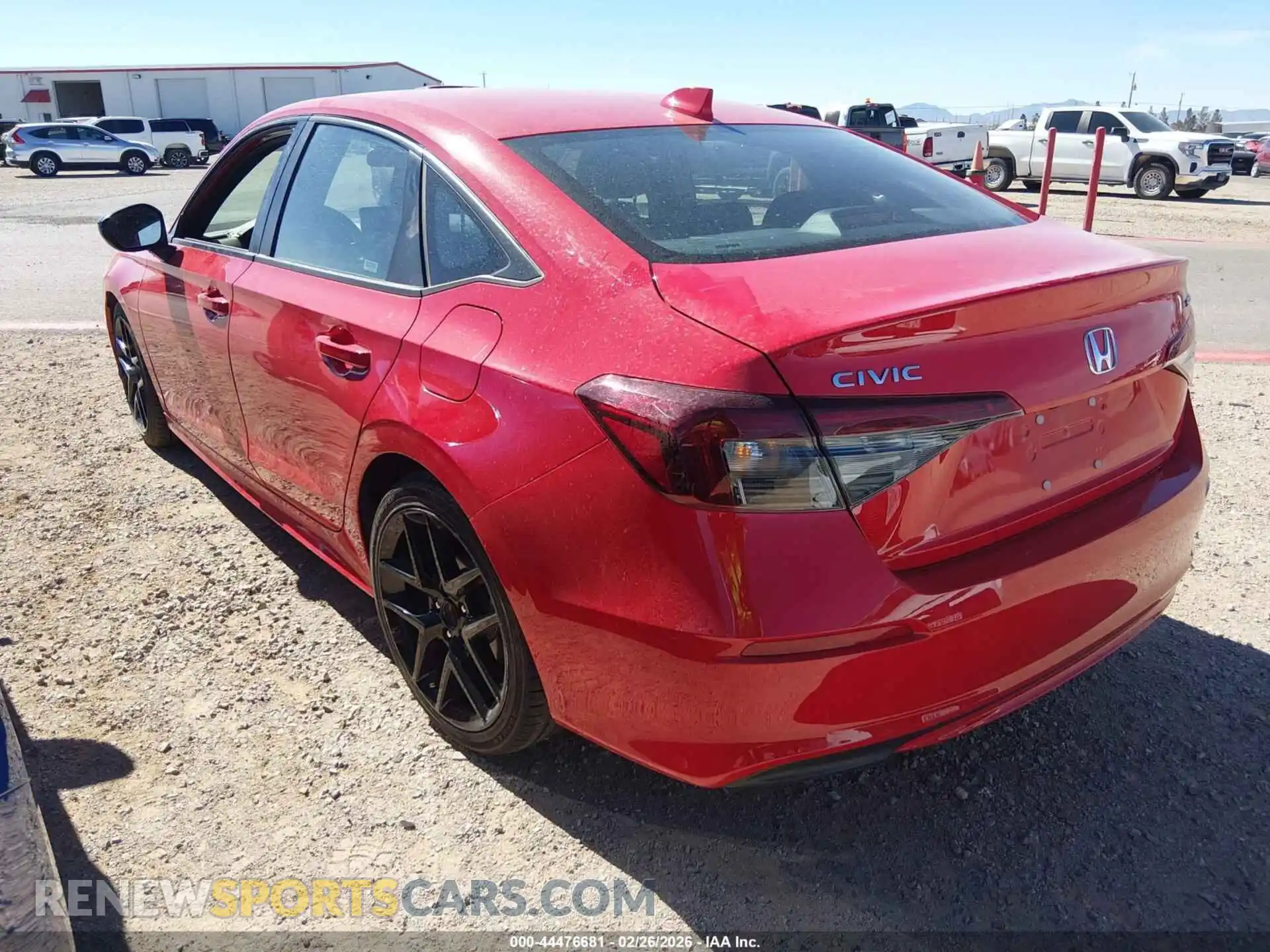 3 Photograph of a damaged car 2HGFE2F52SH596884 HONDA CIVIC 2025
