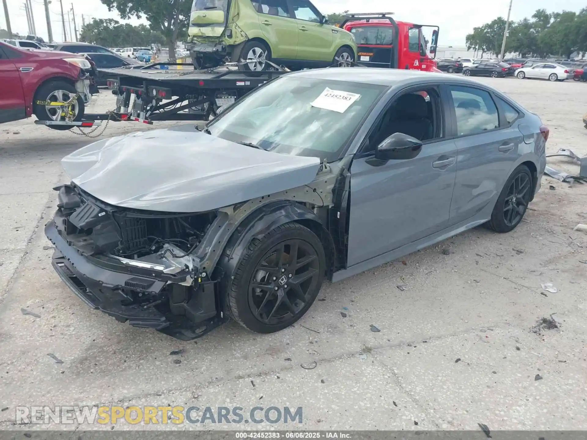 2 Photograph of a damaged car 2HGFE2F53SH581486 HONDA CIVIC 2025