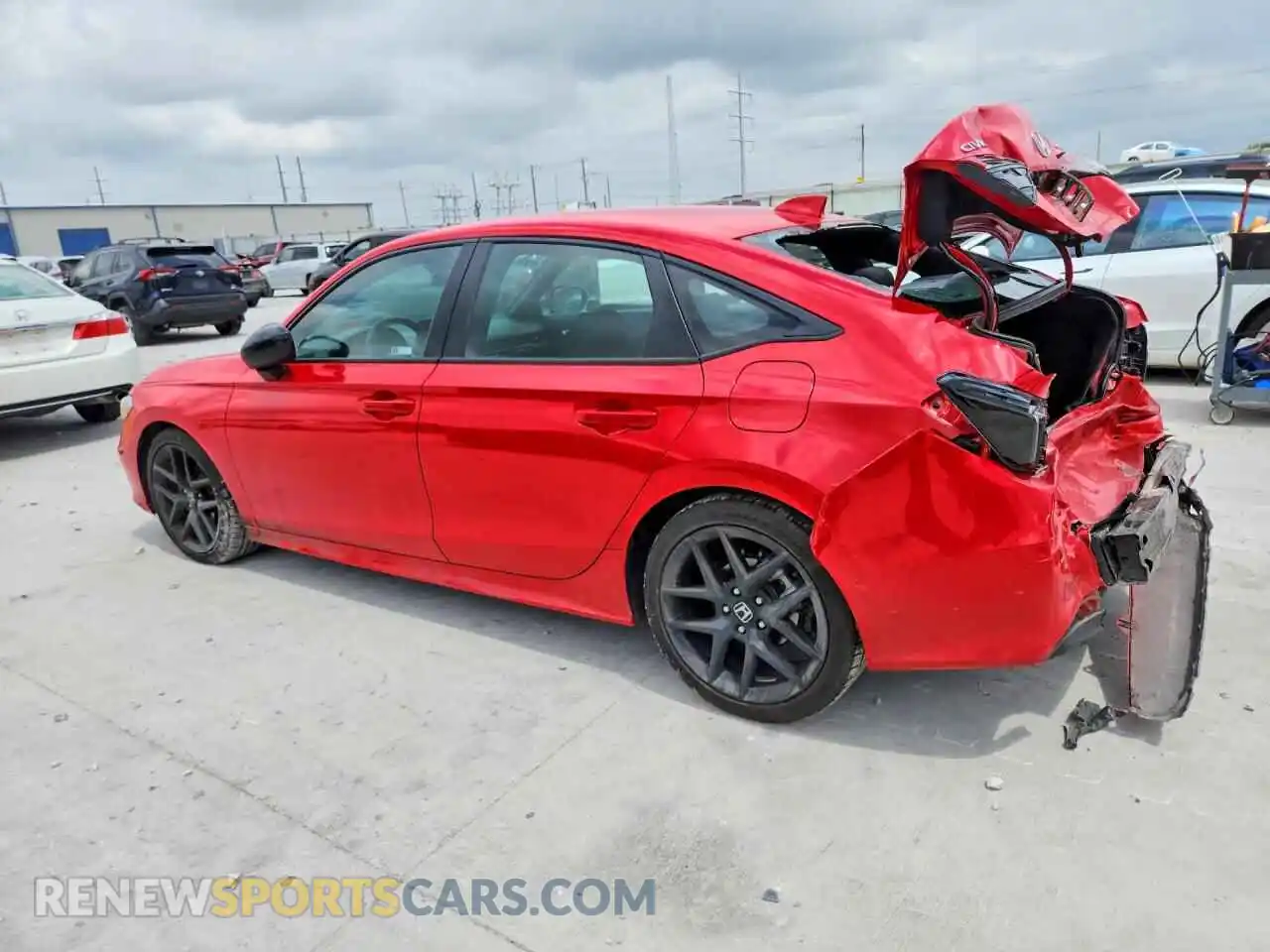 2 Photograph of a damaged car 2HGFE2F53SH594349 HONDA CIVIC 2025