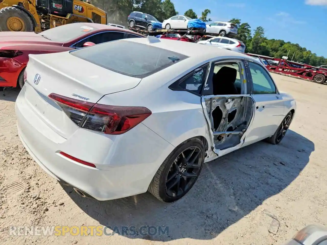 3 fotografías del automóvil dañado 2HGFE2F53SH604233 HONDA CIVIC 2025