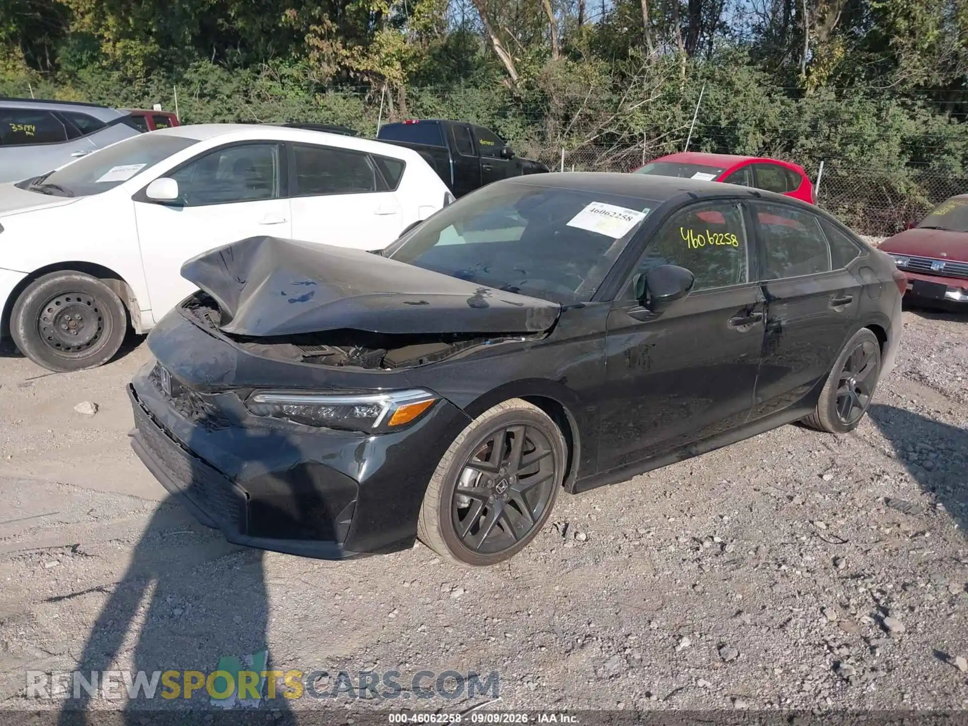 2 fotografías del automóvil dañado 2HGFE2F54SH511785 HONDA CIVIC 2025