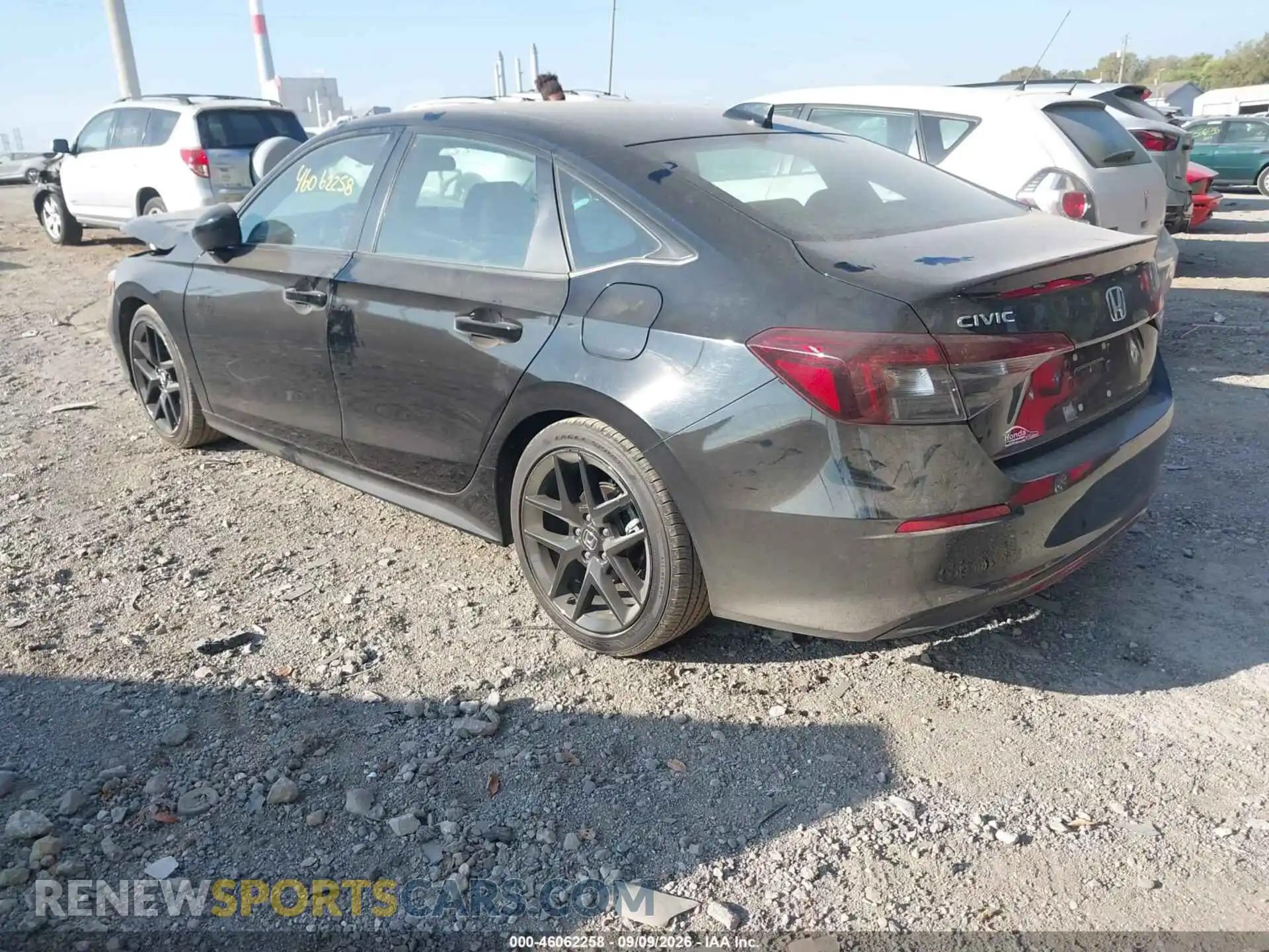 3 fotografías del automóvil dañado 2HGFE2F54SH511785 HONDA CIVIC 2025