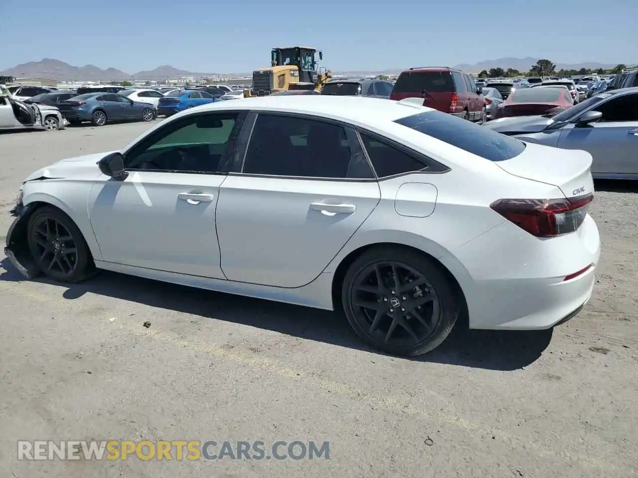 2 fotografías del automóvil dañado 2HGFE2F54SH513231 HONDA CIVIC 2025