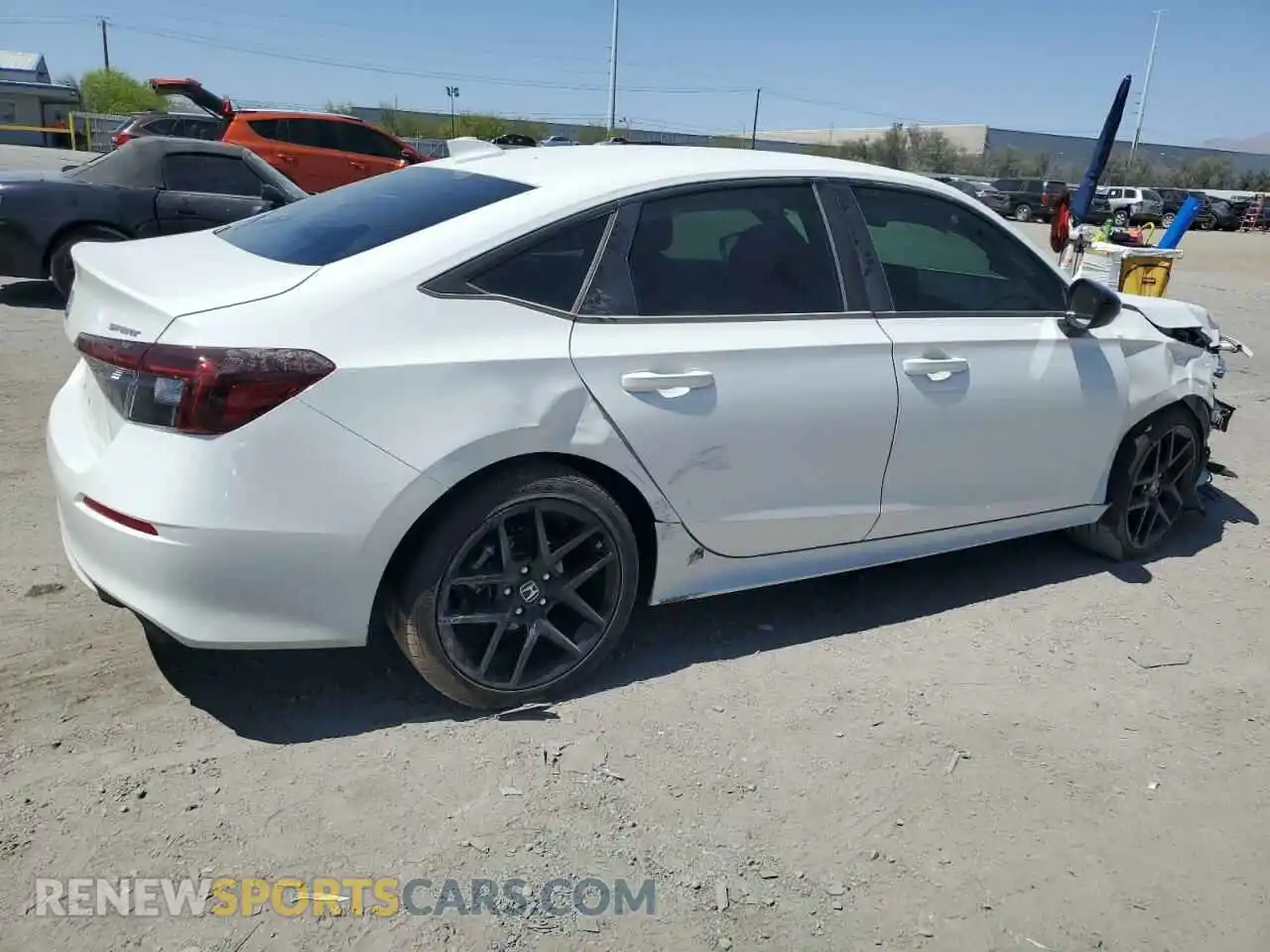 3 fotografías del automóvil dañado 2HGFE2F54SH513231 HONDA CIVIC 2025