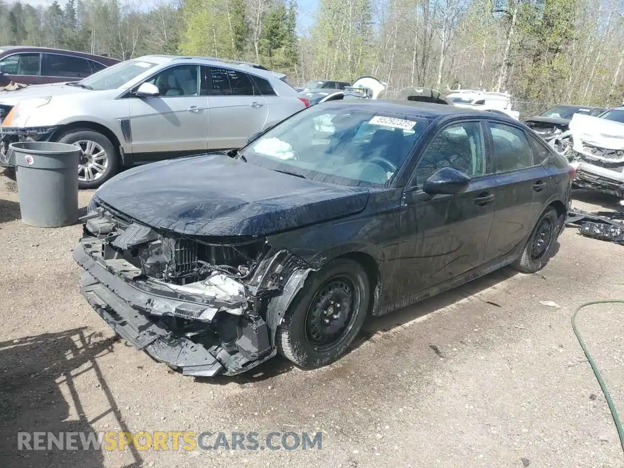 1 Photograph of a damaged car 2HGFE2F55SH101433 HONDA CIVIC 2025