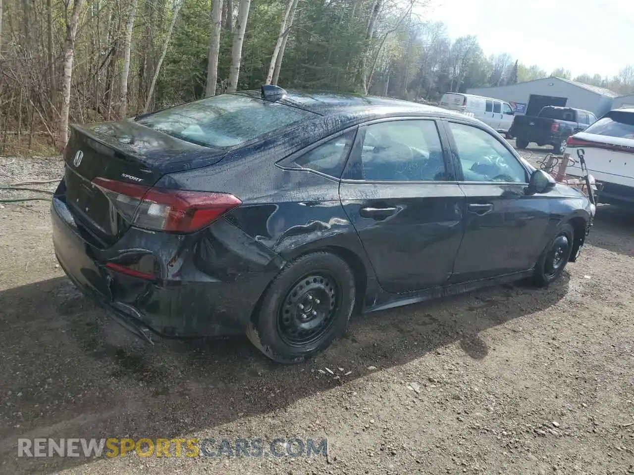 3 Photograph of a damaged car 2HGFE2F55SH101433 HONDA CIVIC 2025