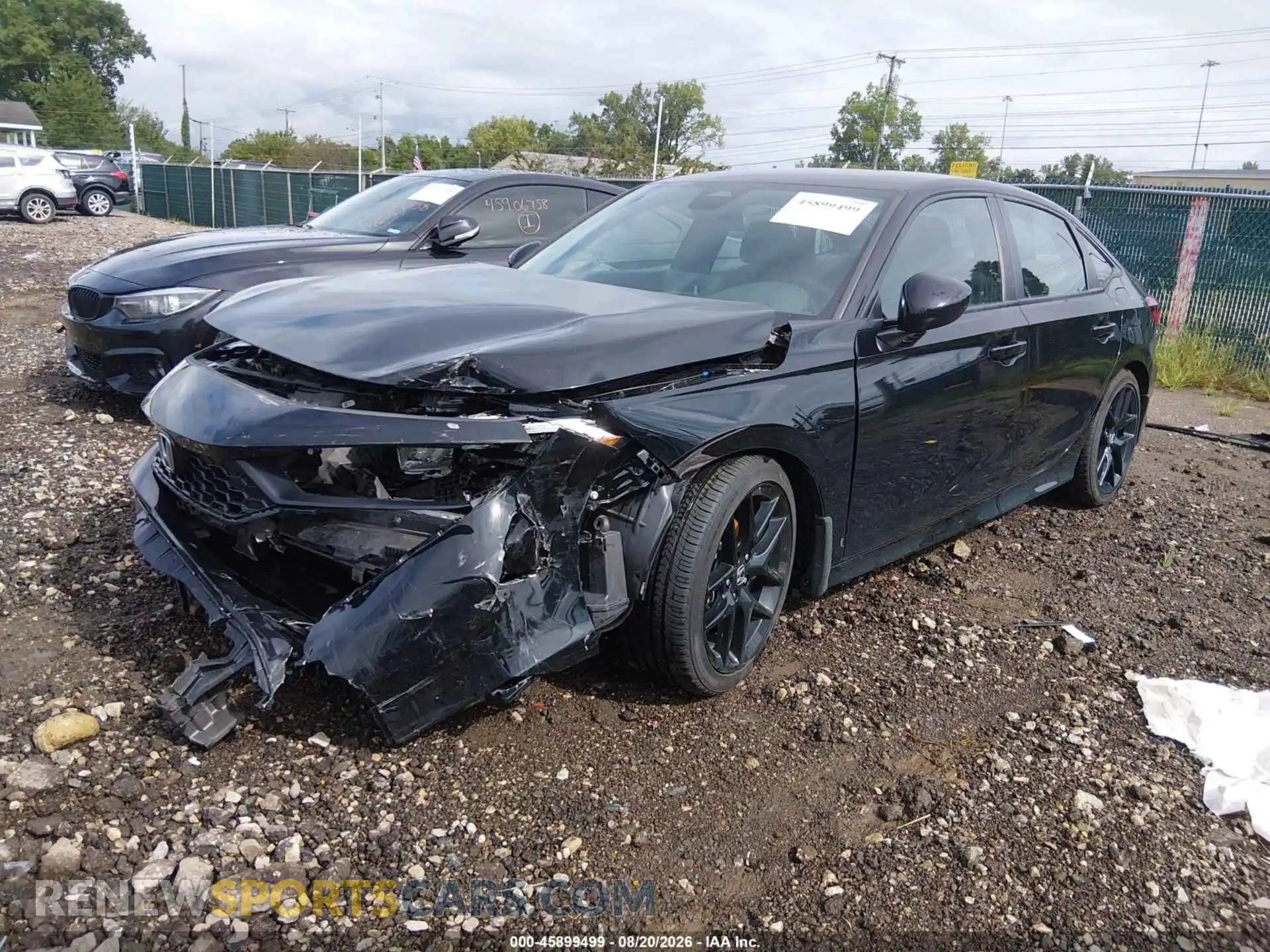 2 fotografías del automóvil dañado 2HGFE2F55SH512685 HONDA CIVIC 2025