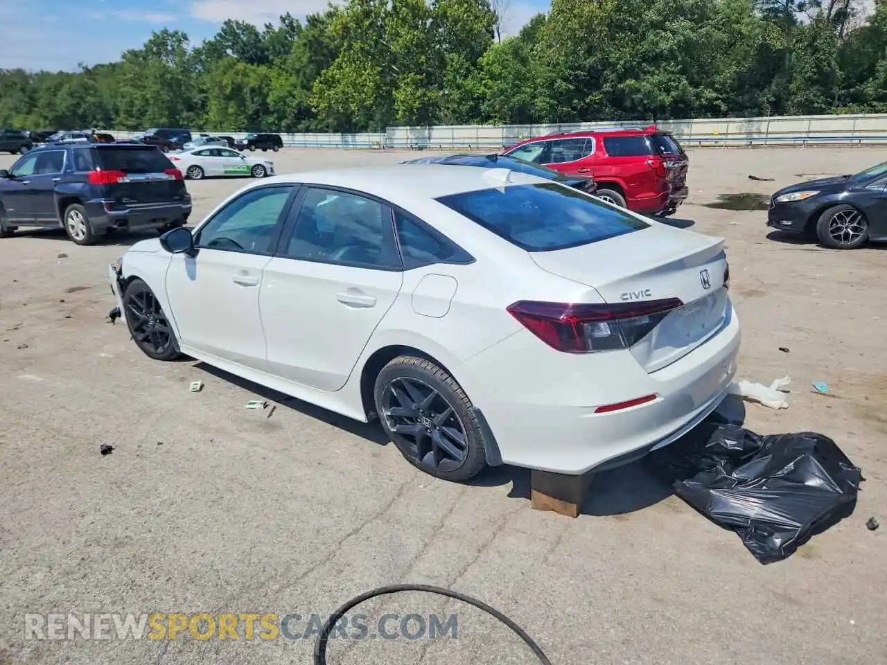 2 Photograph of a damaged car 2HGFE2F55SH516302 HONDA CIVIC 2025
