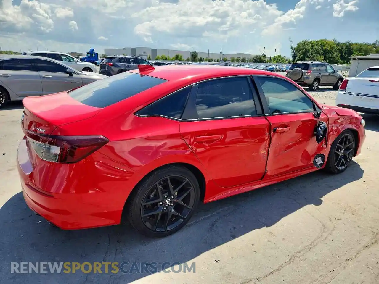 3 Photograph of a damaged car 2HGFE2F55SH526327 HONDA CIVIC 2025