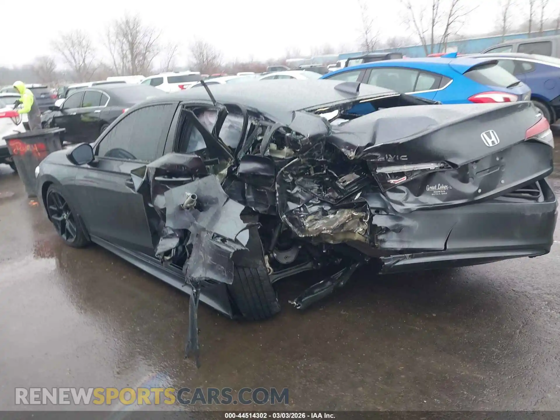 3 Photograph of a damaged car 2HGFE2F55SH526800 HONDA CIVIC 2025