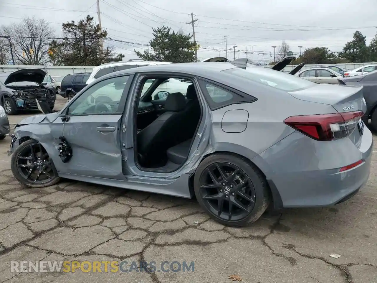 2 Photograph of a damaged car 2HGFE2F55SH534587 HONDA CIVIC 2025