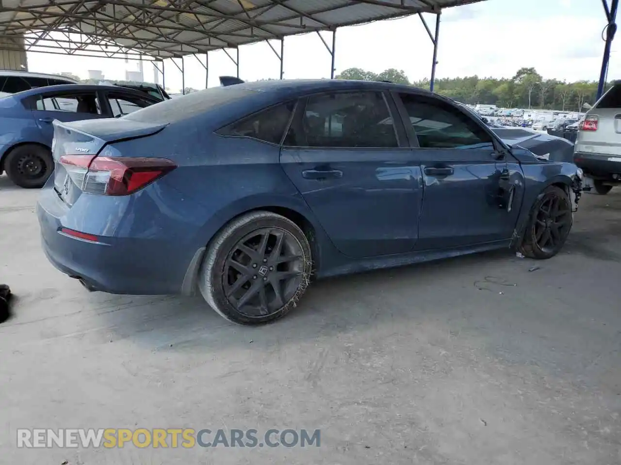 3 fotografías del automóvil dañado 2HGFE2F55SH554709 HONDA CIVIC 2025