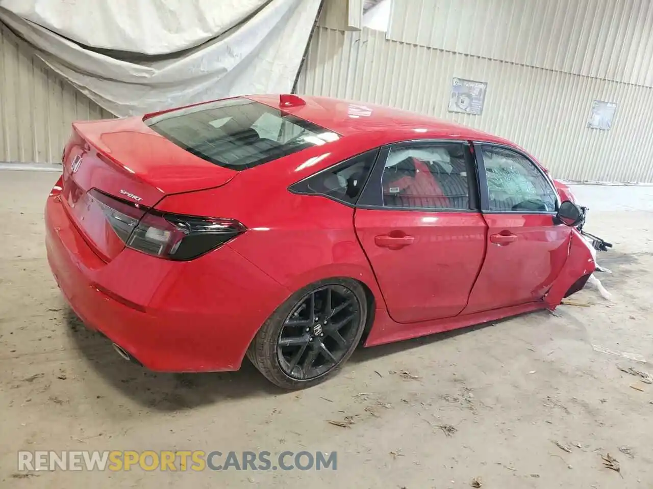 3 Photograph of a damaged car 2HGFE2F55SH569128 HONDA CIVIC 2025