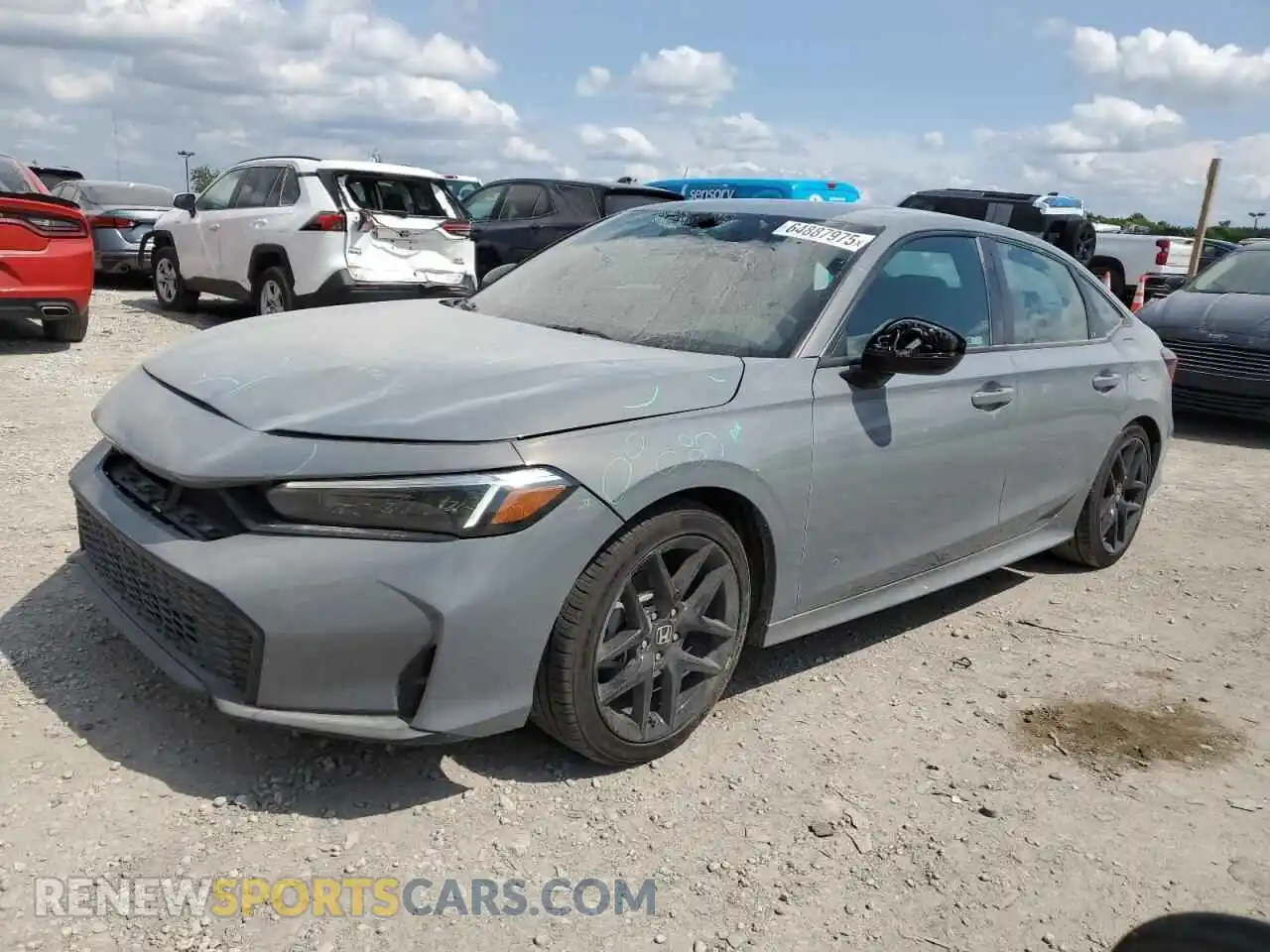1 Photograph of a damaged car 2HGFE2F55SH582168 HONDA CIVIC 2025