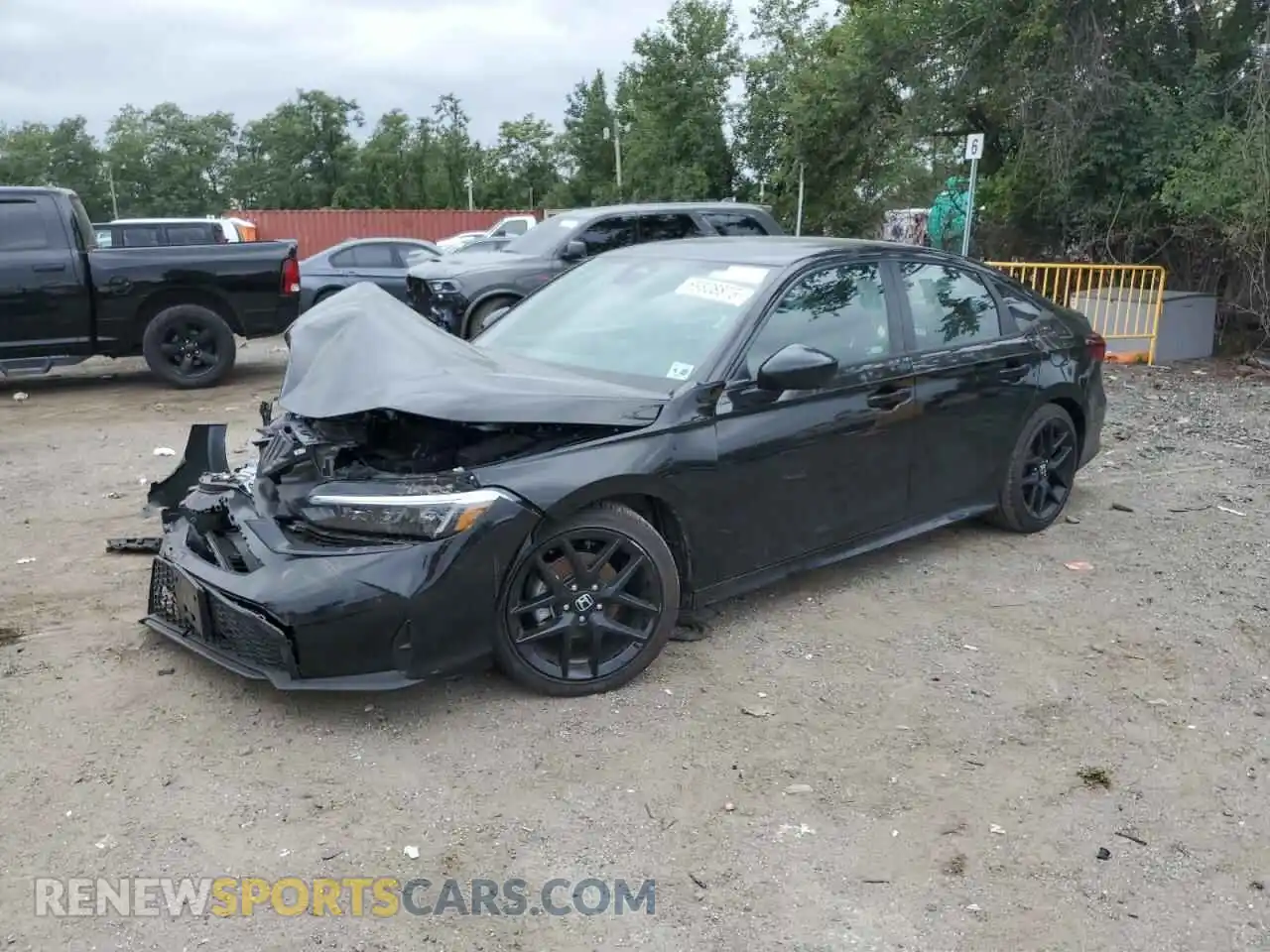 1 Photograph of a damaged car 2HGFE2F55SH583059 HONDA CIVIC 2025
