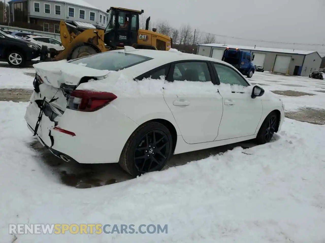 3 fotografías del automóvil dañado 2HGFE2F56SH526126 HONDA CIVIC 2025