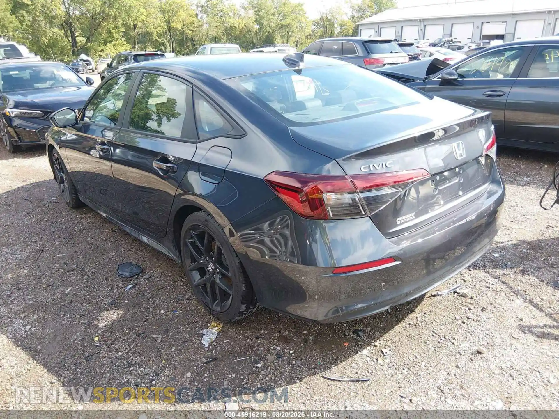 3 fotografías del automóvil dañado 2HGFE2F56SH547686 HONDA CIVIC 2025