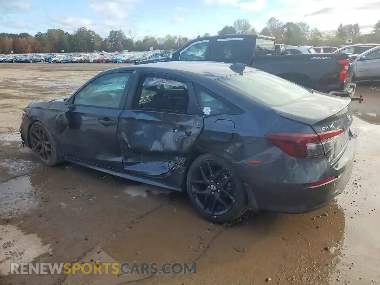 2 fotografías del automóvil dañado 2HGFE2F56SH574189 HONDA CIVIC 2025