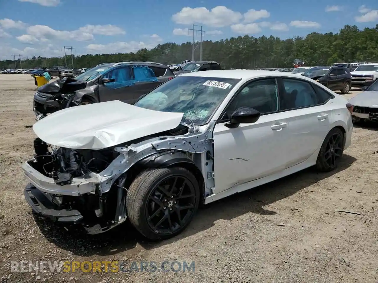 1 Photograph of a damaged car 2HGFE2F56SH575407 HONDA CIVIC 2025